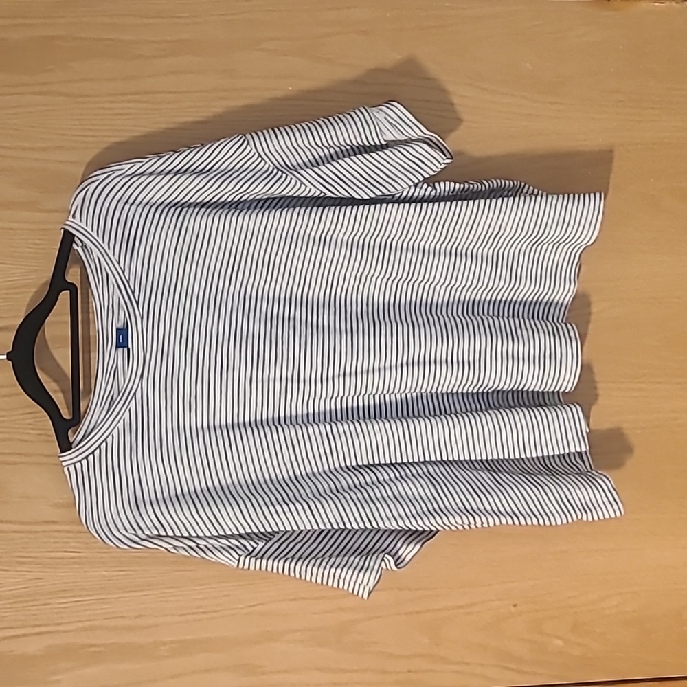 Cropped Old Navy Striped Shirt